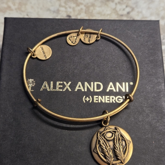 Alex and Ani Jewelry - Alex and Ani Gold-Tone Charm Bracelet